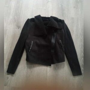 Kendall & Kylie Black Leather Jacket